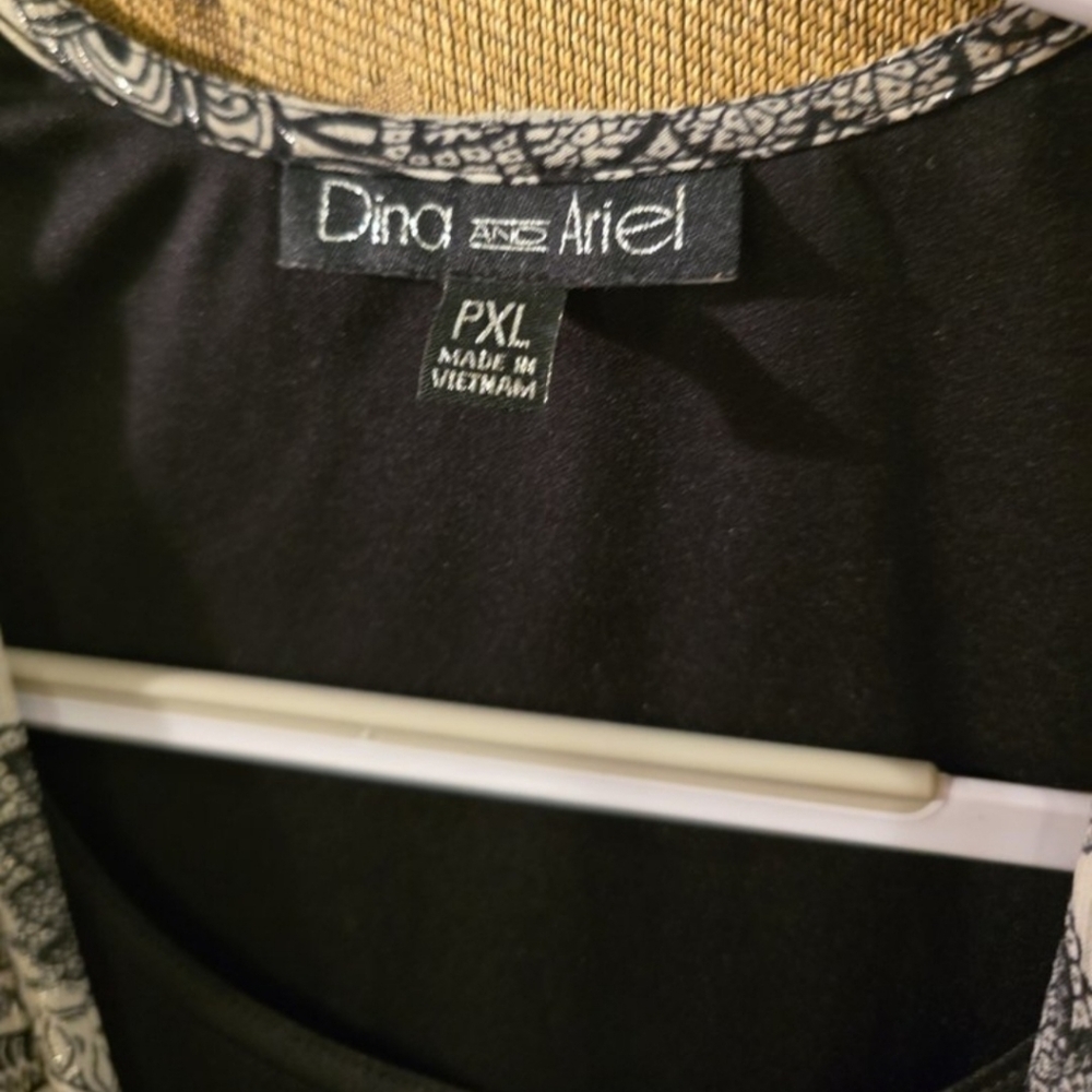 Dina Ariel Black and White Top